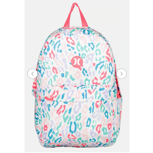 Hurley Kids Girl Printed Backpack 40 H x 28 L x 12 W cm, White