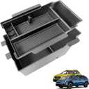 2024 2025 2026 Crosstrek Center Console Organizer Tray for 2024 2025 2026 Subaru Crosstrek Hybrid 2024 Impreza Center Armrest Storage Box for Crosstrek 2024 Accessories Storage Box Double Layer