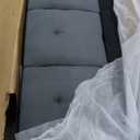 103.5" Oversized Sectional Couch, L Shaped Couch with Storage Ottoman, Modern Modular Sofa with Deep Seat, Sectional Couches for Living Room and Office, Jet Black (Faux Leather) (Right Facing +Ottoman)