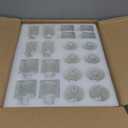 Glasseam Mini Bud Vases in Bulk 40: Clear Small Flower Vases for Centerpieces Cute Tiny Glass Vase for Flowers Modern Decorative Wedding Table Centerpiece for Dining Room Decor