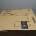 Gevi V2.0 Countertop Ice Maker 38lbs/24H, Ice Maker Nugget with Stainless Steel Housing, Chewable Pellet Ice Maker with Pour Water Refill, Self-Cleaning &Energy-Efficient, Black (17.3"D x 9.7"W x 16.7"H)