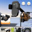 bokilino Tesla Phone Mount, 360 Adjustable Universal Tesla Model Y Accessories, Phone Holders for Your car for Tesla Model 3/Y/S/X/Cybertruck Screen, Non-Adhesive for Car Phone Holder Fits All Phone