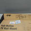 Full Motion TV Wall Mount for 55/65/75/85/86/90 inch TVs, Heavy Duty Sliding Bracket with Tool-Free Tilt up to 150 lbs, Wall Mount with Dual Articulating Arms, VESA 600x400mm, 12-24" Studs-USX MOUNT