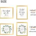 2 x upsimples 8x10 Picture Frame, Display Pictures 5x7 with Mat or 8x10 Without Mat, Wall Hanging Photo Frame, Gold, 1 Pack