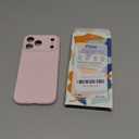 LOVE 3000 Designed for iPhone 17 Pro Max Case, Premium Silicone [Compatible with Magsafe][Soft Anti-Scratch Microfiber Lining] Shockproof Protective Phone Case for Men Women 6.9", Chalk Pink