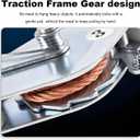 Adjustable Neck Traction Device, the Hook Design is controllable, the Gear Design Does not Need to Hang Heavy Objects, Easy to use, Effectively relieves Neck Pain, Suitable for Home or Outdoor