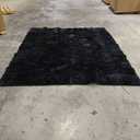Ophanie 8x10 Black Area Rugs for Living Room, Large Shag Bedroom Carpet, Big Indoor Thick Soft Shaggy Nursery Rug, Fluffy Carpets for Boy and Girls Room Dorm Home Decor Aesthetic