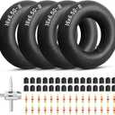 16x6.50-8 Inner Tube, 16x7.50-8 Tire tube 16x6.5x8 Tube with for Lawn Mower,Lawn Tractor,Garden Tractor,Riding Mowers,Motorcycles,Golf Carts,Farm Equipment TR-13 Straight Valve Stem 4 Pack