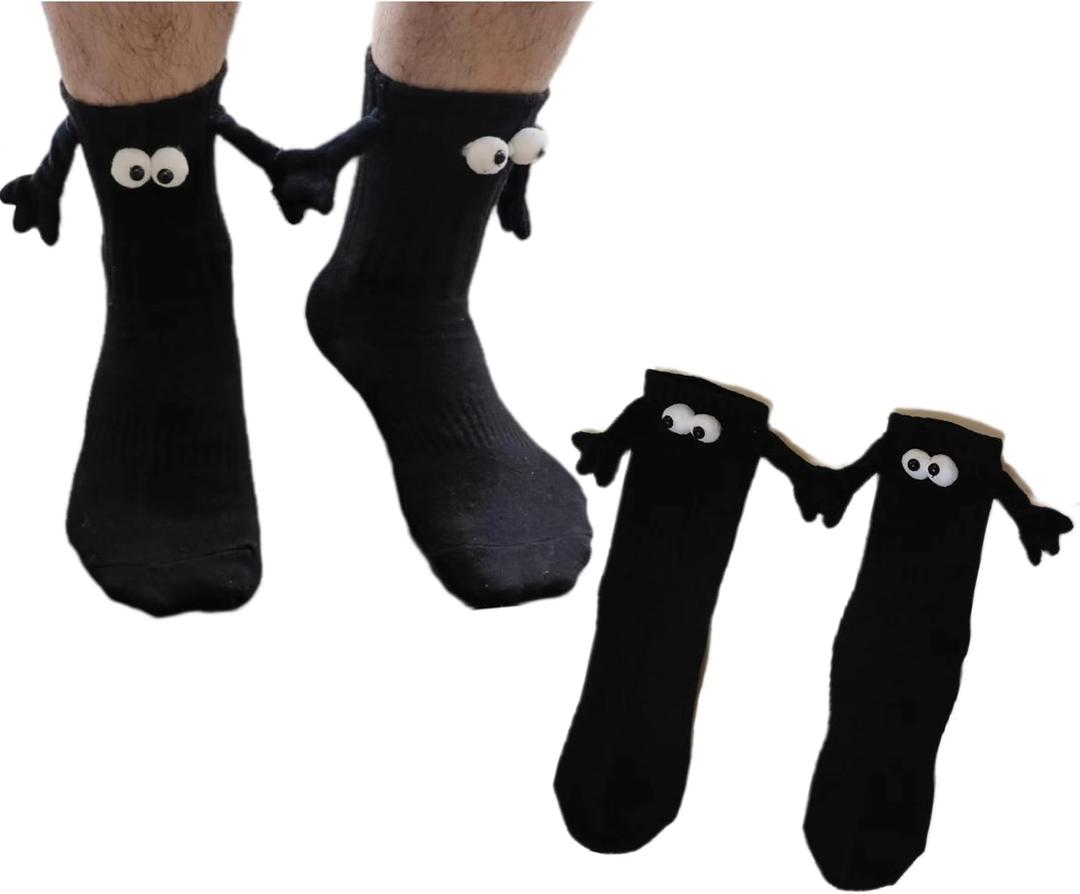 Holding Hands Cute Socks Magnetic Connection Doll Funny Christmas Birthday Gifts Idea