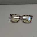 VISOONE Rectangle TR90 Blue Light Blocking Glasses Computer Eyewear with Preppy Look for Women and Men Cougar (Cheetah Tortoise)