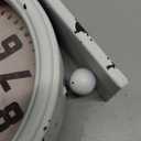 intage Metal Mantel Clock, Modern Farmhouse Table Clock For Living Room, Bedroom, Or Shelf Decor Frence Desk Clock Silent Quartz Movement, Classic Home & Office Decor, Ideal Gift For Retro Lovers