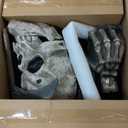 Haunted Hill Farm Motion-Activated 8.5-Ft. Tall Ginormous Reaper, Plug-in Talking Scare Prop Animatronic with Spooky Sound Effects and Lights for Indoor or Covered Outdoor Creepy Halloween Decoration