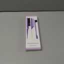 Xiangwenlan 3 Pcs comb Purple Slick Back Brush Set, Vented Brush, Wide-Tooth Comb, Teasing Brush for Smoothing Baby Hair, All Hair Types, Unisex Adults & Children