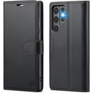 Wallet Case for Samsung Galaxy S26 Ultra 6.9", RFID Blocking Credit Card Holder, PU Leather Folio Flip Kickstand Protective Shockproof Cover for Galaxy S26 Ultra (Black, Samsung Galaxy S26 Ultra)