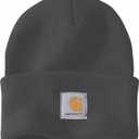 Carhartt Men's Knit Cuffed Beanie (Black)