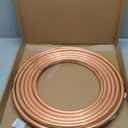 GOORY Copper Tubing 3/4" OD x 0.688" ID x 50 Ft - 99.9% C12200 Pure ACR Tube - ASTM B280 Refrigeration T2 Copper Tube Soft Coil - Round Seamless Tubing for Refrigerator HVAC System Industry DIY