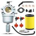 42 46 inch Carburetor for Husqvarna YTA18542 592953 YTH2042 YTH18542 YTH18452 PB195H42LT PP19A42 LTH1438 LTH2038 Craftsman LTR2000 YTS3000 YT3000 LT3000 DYT4000 GS3500 Riding Mower Lawn B&S 14.5-21HP There Are No Details