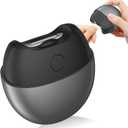 Electric Automatic Nail Clipper with Light, 2 Speeds, Magnetic Cover, Nail Scraps Storage, USB Rechargeable, Safety Electric Fingernail Trimmer for Kids, Adult, Seniors, Men, Caregivers, Grey