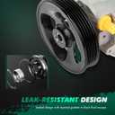 SCITOO Power Steering Pump Fit for Honda for Accord 1998 1999 2000 2001 2002 3.0L Replace# 21-5993