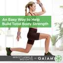 Gaiam Wrist and Ankle Weights, Wearable Bracelet to Strengthen, Tone & Sculpt, Adjustable Ankle Weights for Women & Men for Yoga, Dance, Pilates, Barre, Cardio, Home & Gym Use