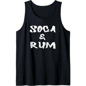 Soca & RumTrinidad and Tobago Island Caribbean Music Tank Top,small