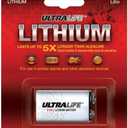 Ultralife U9VL-JPBP Long-Life 9V Lithium Battery