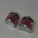2 Pcs/Set 1-1/4" Red Valve Cover Breather Filter Washable Reusable