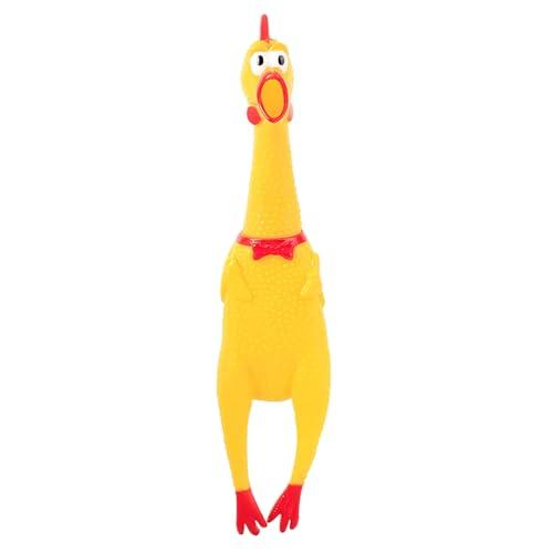 POPLAY Screaming Chicken, Squeaky Chicken Dog Toys Gag Gifts Prank Novelty Toy Party Favors for Kids Adults April Fools Pranks Easter Goodie Bag Fillers Easter Basket Stuffers