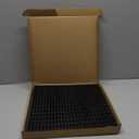 Weramics Adjustable Aquarium Fish Tank Divider Filter Bottom Plastic Grid Fish Tank Isolation Board Egg Crate Tray((Black, 4pcs 11.8X11.8Inch with 0.35Inch Hole)