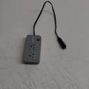 200W Car Power Inverter 12V DC to 110V AC Car Converter with 20W USB-C & 18W USB-QC Ports Car Laptop Charger, Car Adapter for Plug Outlet for Laptop Vehicles Camping Road Trip (Gray)