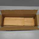 BAMEOS Drawer Dividers kitchen Organization Bamboo Utensil Organizers for Kitchen Bedroom Bathroom Dresser Office 4-pack (2''H, 16.65''-22''L, Natural)