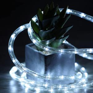 10Ft LED Rope Lights,LED Strip Lights Waterproof for Indoor/Outdoor,Eaves,Backyards Garden,Bedroom,Party,Decorative Lighting(Cold White)