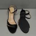 DREAM PAIRS Women's Kitten Heels Open Round Toe Comfortable Strappy Heels for Dressy Wedding Party Evening Sandals,9.5