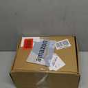 30PCS Christmas Tree Fence Red with Gold Glitter Plastic Picket Fence Gate for Pets Kids Dogs Heavy Duty Anti-Fall Indoor Outdoor Grass Lawn Decoration Fences for Home Wedding Garden Party