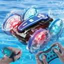 Amphibious Remote Control Car,Water Beach Pool Toy,2.5GHz 4WD 360 Rotation,Waterproof Gesture RC Stunt Car