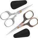 Small sharp scissors-Glexal 5 Inch Precision Scissors-2 pack, razor Sharp Blade Shears for craft embroidery sewing school office cutting