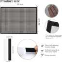Fireplace Screen Safe Mesh Gate Mesh Screen Child Proof Existing Fireplace Barrier Guard Net Adhesive Cover Fire Place Doors for The Living Room Indoor Toddler Baby Pets 39 * 32inch