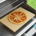 Large Pizza Stone 20" x 13.5" for Grill Rectangular Thick (0.67) Baking Pizza Stone for Oven Heavy Duty Cordierite, Ideal for Baking Pizzas - Includes Scraper