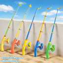 CozyBomB Magnetic Fishing Toy Pole 2 Pack for Replacement | No Fishes are Included, Bathtime Carnival for Toddler Education Teaching, Party Fishing Poles Rod Ocean Sea Animals Birthday Gift (X-Large)