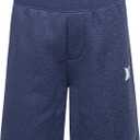Hurley Boys Solar French Terry Pull on Shorts (4, Blackened Blue Heather)