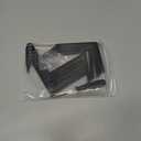 Frienda 12 Pcs Adjustable Outdoor Light String Metal Hooks for 3.2-6 Inch Concrete Wall Cinder Block Fences Hangers Outdoor Light String Hooks No Drill for Concrete Wall Cinder Block and Fence(Black)