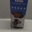 3-in-1 Neck Massager Pillow with Heat, Vibration and Cervical Traction, Ergonomic Neck Support Aid and Neck Support Pillow for Pain Relief, Deep Tissue Neck and Shoulder Massager