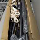 Amazon Basics Double Portable Hammock with Space Saving Steel Stand and Carrying Case, 2 Person, 470lb Capacity, Multi Color, 118" x 46" x 39"