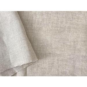 100% Linen Fabric – Lightweight Delavé Vintage Dyed – Two-Tone Effect – Pre-Washed Soft & Breathable – 52" Wide – by The Linen Lab (Natural, 1 Yard pre Cut)