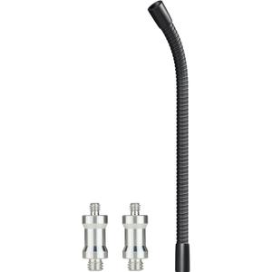 Heavy-Duty 24" Flexible Gooseneck Arm Extension Tube Bar Rod Kit Flex Mount with 1/4" & 3/8" Threads for Mobile Phones Cameras Mic Lighting and More Fits Most Stands Tripods Rigs Grips and Clamps