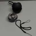 Wrist Trainer Ball Auto-Start Gyroscopic Forearm Exerciser Gyro Ball for Strengthen Arms, Fingers, Bones and Muscles (Black Without Light)