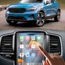 Sunsdrew 2PCS Volvo Screen Protector for Volvo XC40 XC60 2018-2024/S60 S90 V60 19-24/XC90 16-24/V90 17-24,8.7 inch Anti-Glare Tempered Glass TouchScreen Protector for Volvo Accessories Matte