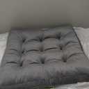 Velvet Seat Cushions 20x20, Extra Thick Dining Chair Cushions, Chair Pads and Cushions Single Square, Indoor Seat Cushions for Dining Chairs Soft Velvet Fabric, Skin-Friendly Grey