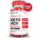 (2 Pack) Blast Off Keto ACV Gummies Extreme 2000MG Blast Keto Gummies Apple Cider Vinegar Formulated with Pomegranate Beet Juice Powder B12 Vegan Non GMO 120 Gummys (EXP 05/05/26)