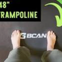 BCAN 450LBS/550LBS Foldable Mini Trampoline,48" Fitness Trampoline with Durable Bungees, Stable & Quiet Exercise Rebounder for Adults,Great Mini Trampoline for Indoor/Garden Workout - 2